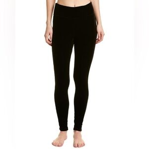 NWT Sam Edelman High Waisted Velvet Leggings in Black Size S